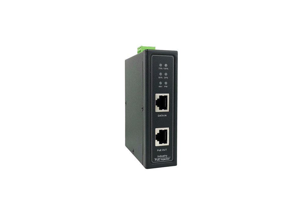 PSE90W-DRM Gigabit 90W IEEE802.3af/at/PoE++ compliant Industrial Grade PoE Injector